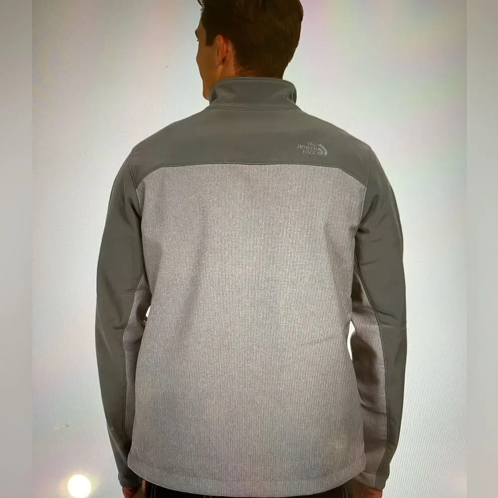 The North Face gray silver